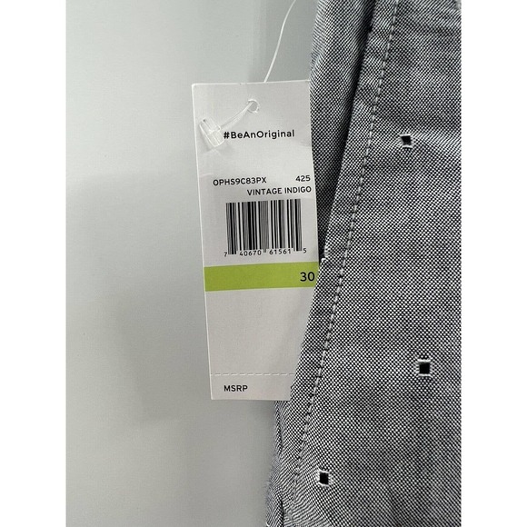 Penguin Men’s Slim Fit 8” Inseam Shorts Vintage Indigo Size 30 NWT​ - Picture 3 of 9